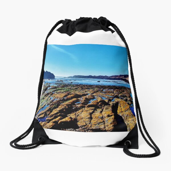 tide pools Drawstring Bag