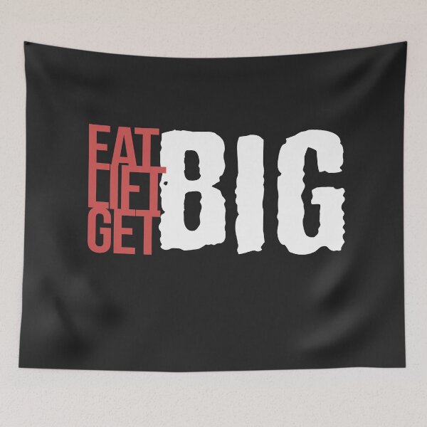 Item preview, Eat Lift Get Big designed and sold by SamMeow.