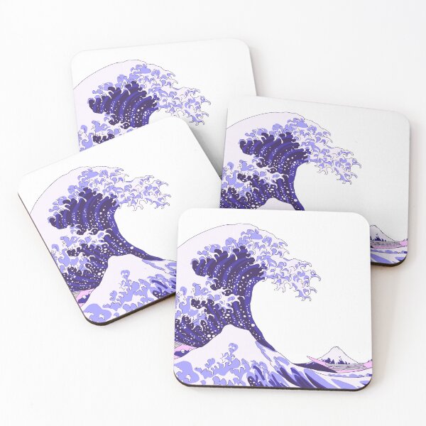 Item preview, The Great Wave off Kangawa but it's Purple designed and sold by leadstoleashes.