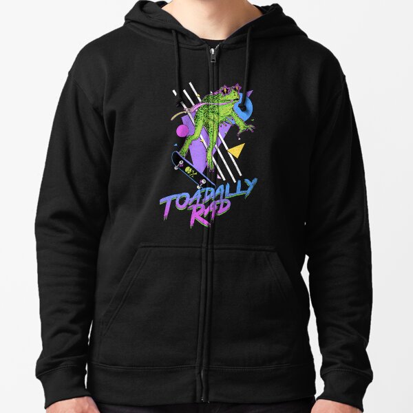 Toadally Rad Zipped Hoodie