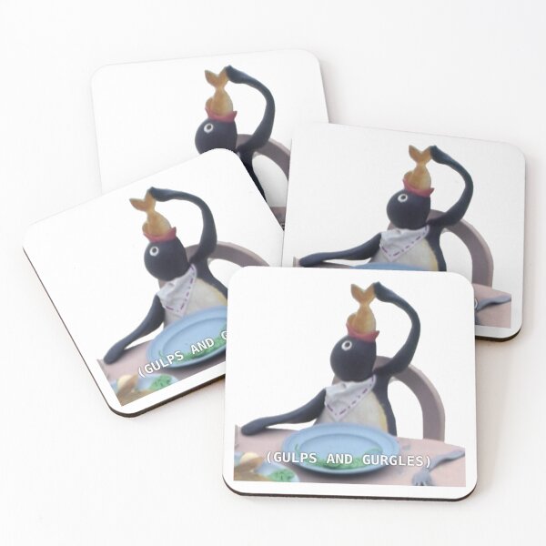 Item preview, Pingu with a Fish designed and sold by Mazzakazoo.