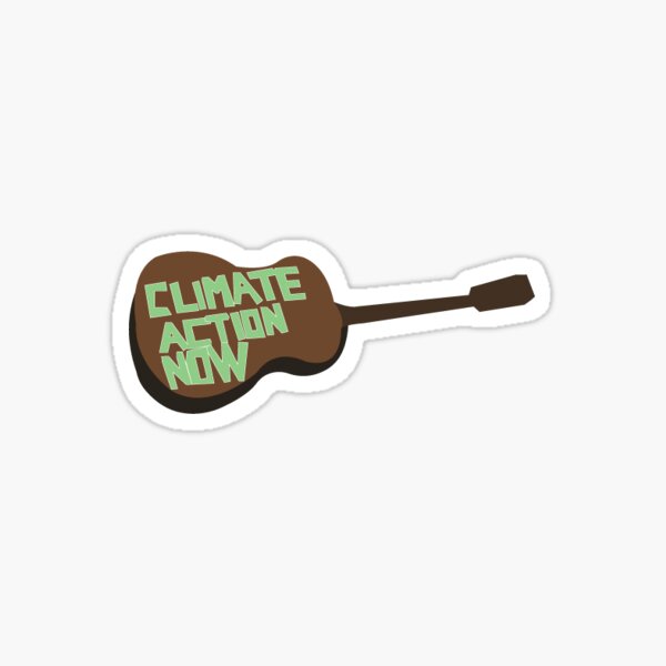 Shawn Mendes Guitar "Climate Action Now" Sticker
