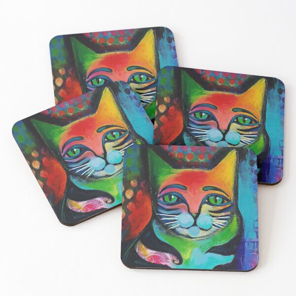 Item preview, Kittycat 1 acrylics designed and sold by Karin Zeller.