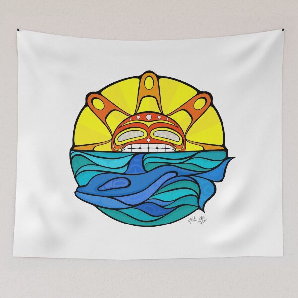 Item preview, Orca and the sun designed and sold by mstoneyart.