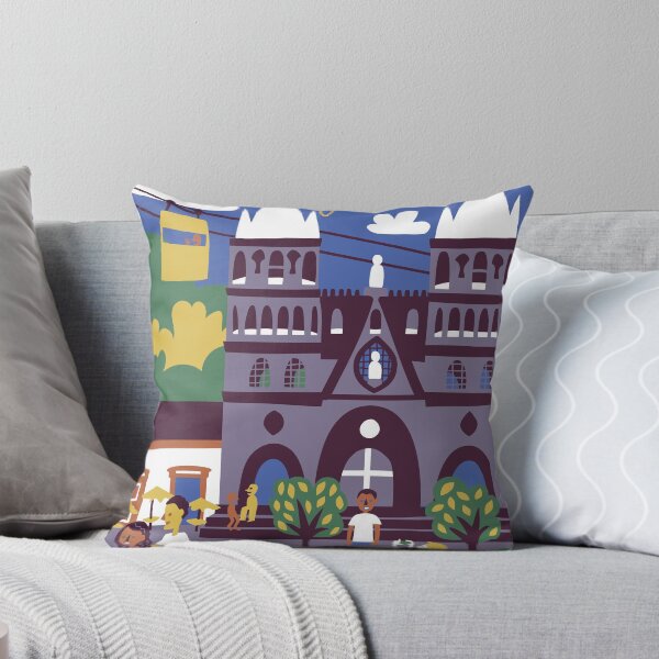 Item preview, Jardin Colombia Architecture Travel Poster designed and sold by bonkish.