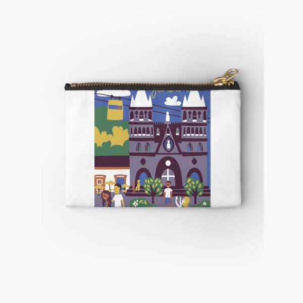 Item preview, Jardin Colombia Architecture Travel Poster designed and sold by bonkish.