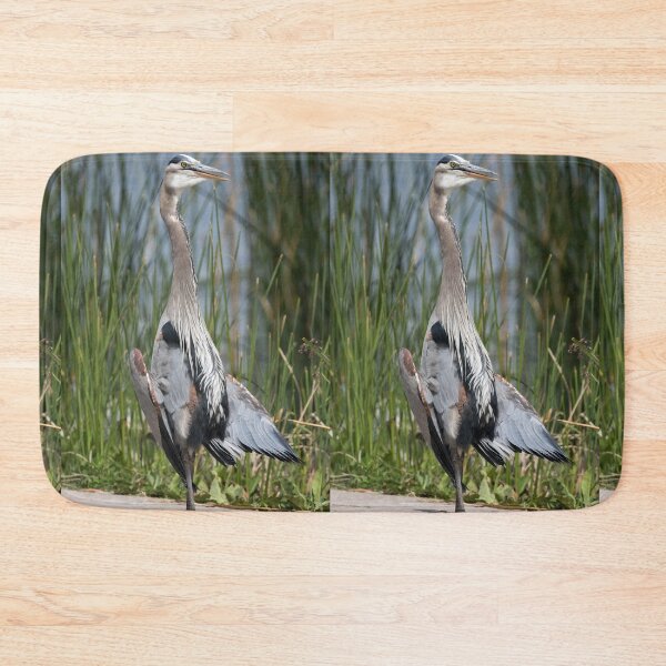 Item preview, Blue Heron Warming Up designed and sold by PsychoAlien.com.