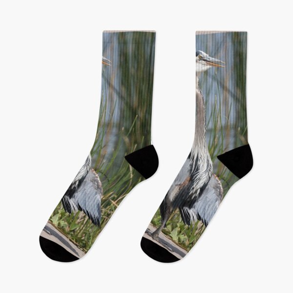 Item preview, Blue Heron Warming Up designed and sold by PsychoAlien.com.