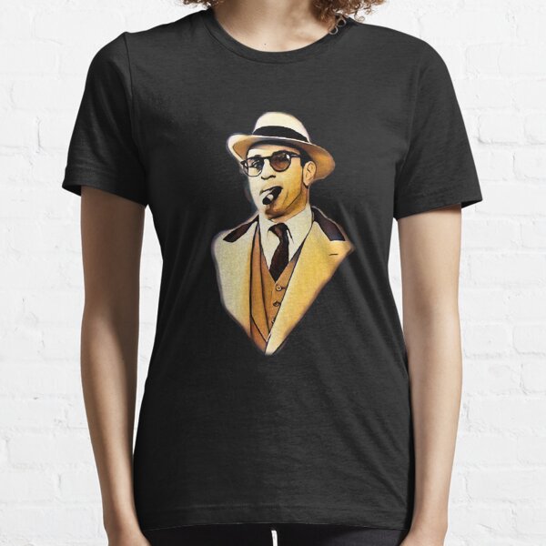 Robert De Niro smoking Al Capone mafia gangster movie Untouchables painting brown Essential T-Shirt