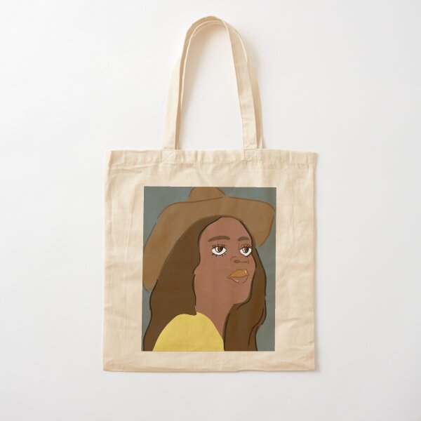 cowgirl Cotton Tote Bag