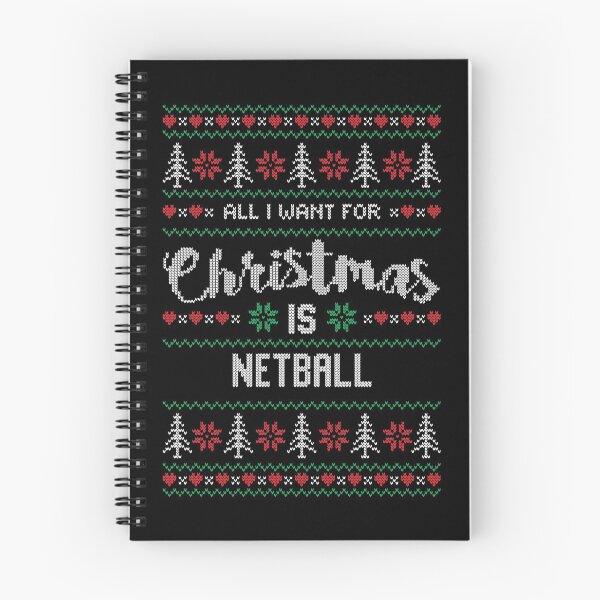 Item preview, All I Want For Christmas Is Netball designed and sold by teesaurus.