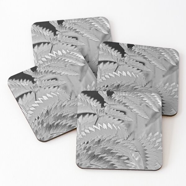 Item preview, Shimmery, Silvery, Leafy, Zig-Zag - Abstract designed and sold by imaginethis.