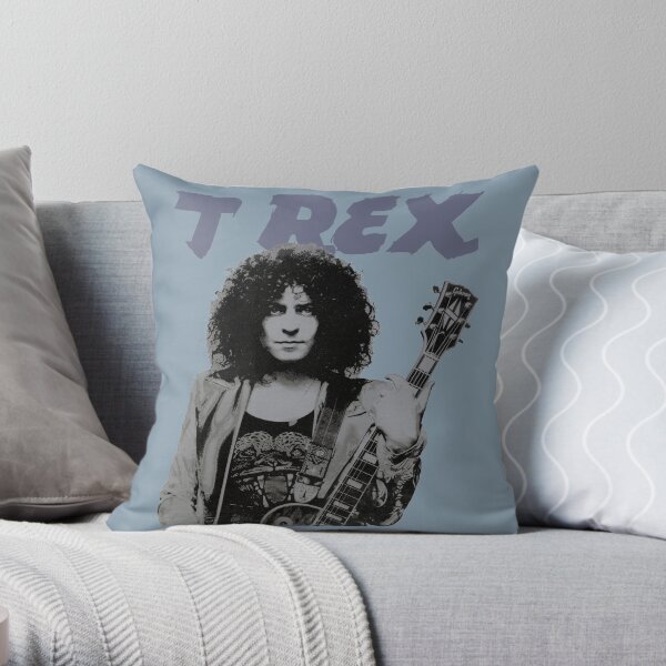 T Rex - Marc Bolan Throw Pillow