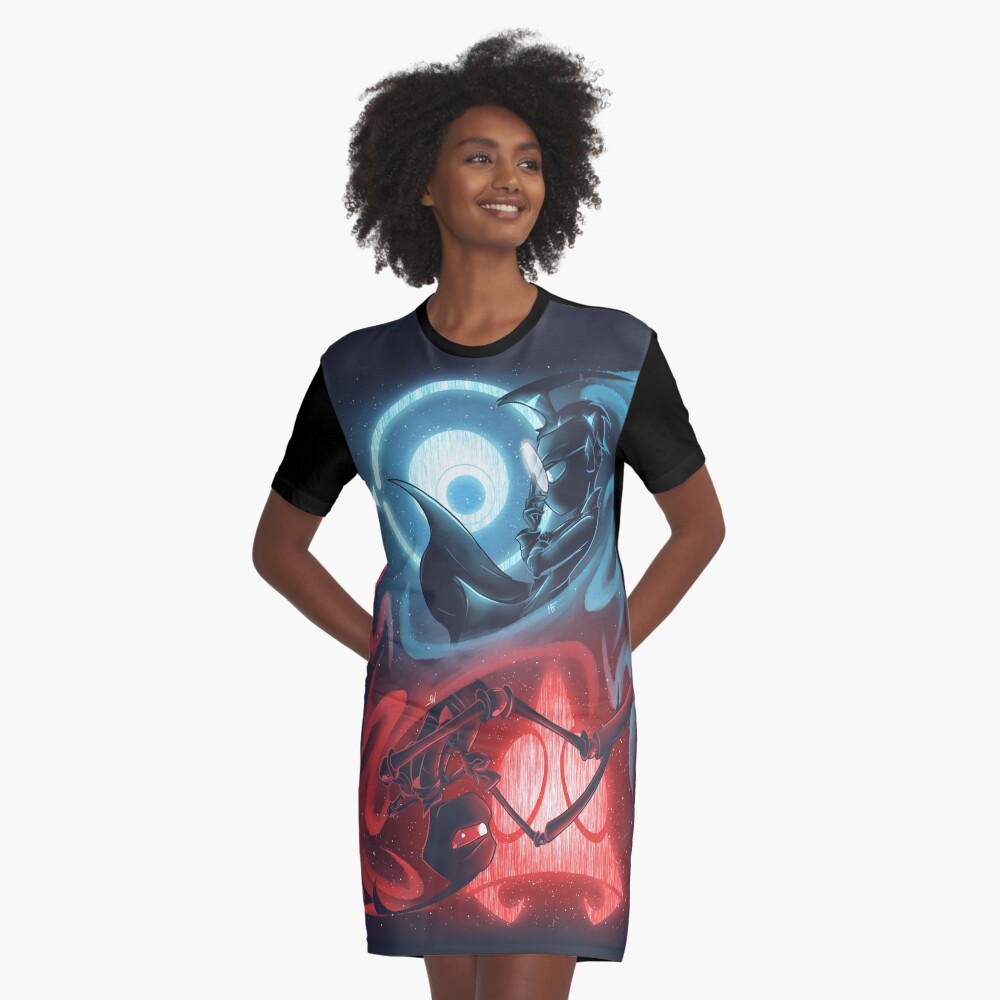 Item preview, Graphic T-Shirt Dress designed and sold by MaliForger894.