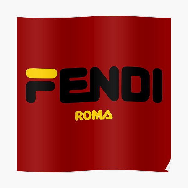 Fendi Logo Posters | Redbubble