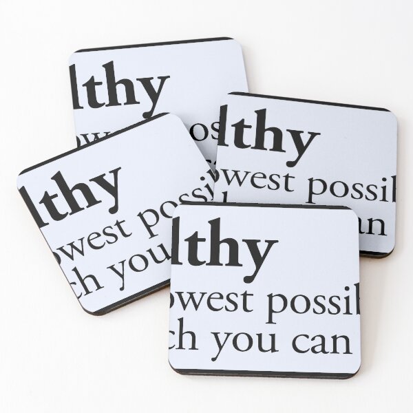 Item preview, healthy: the slowest possible rate at which you can die designed and sold by QuoteSpirations.