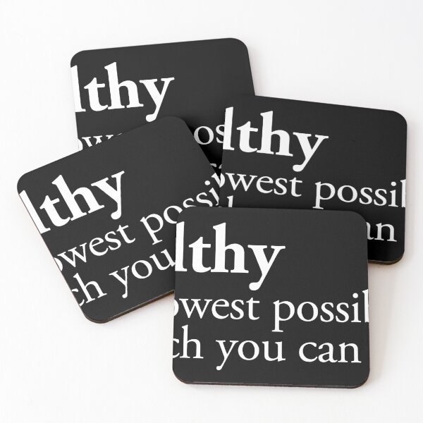Item preview, healthy: the slowest possible rate at which you can die designed and sold by QuoteSpirations.
