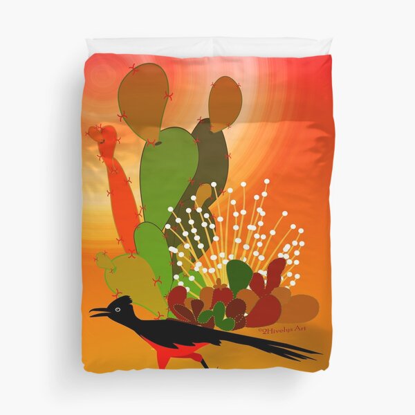 Roadrunner Sunrise Duvet Cover