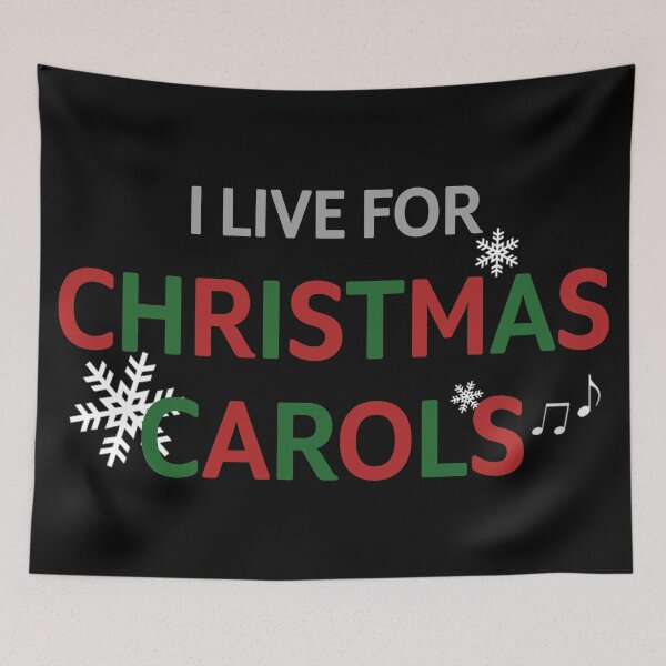 Item preview, I Live for Christmas Carols | Christmas Carols Lover  designed and sold by ABdigitaldesign.