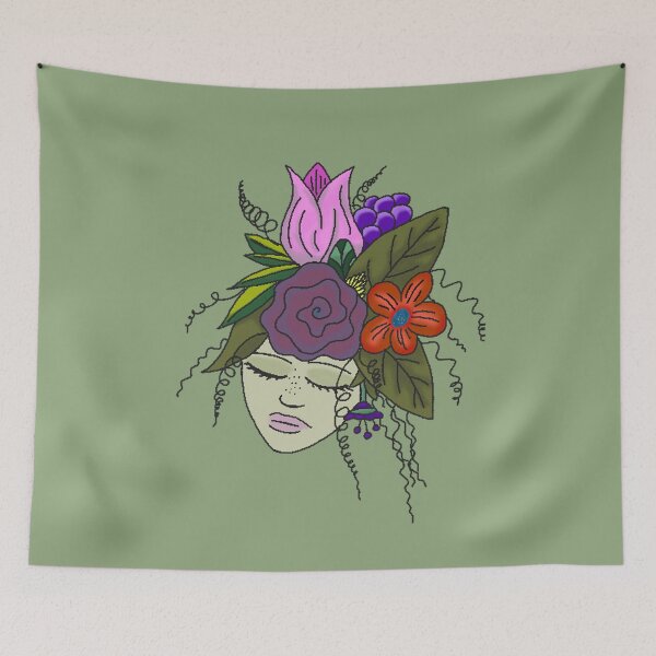 Item preview, Flowers in my hair designed and sold by Crowsdance.