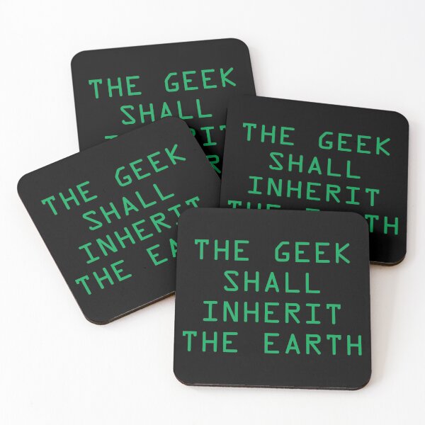 Item preview, The Geek Shall Inherit The Earth designed and sold by artpirate.