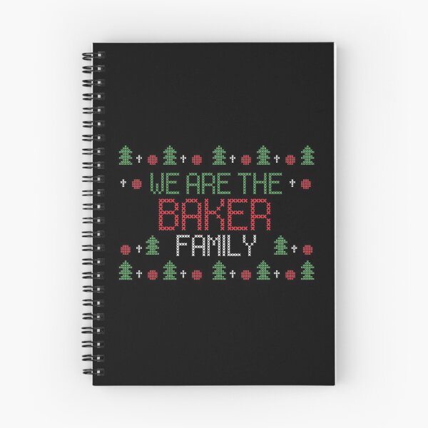 Item preview, We are The Baker Christmas Family designed and sold by elhefe.