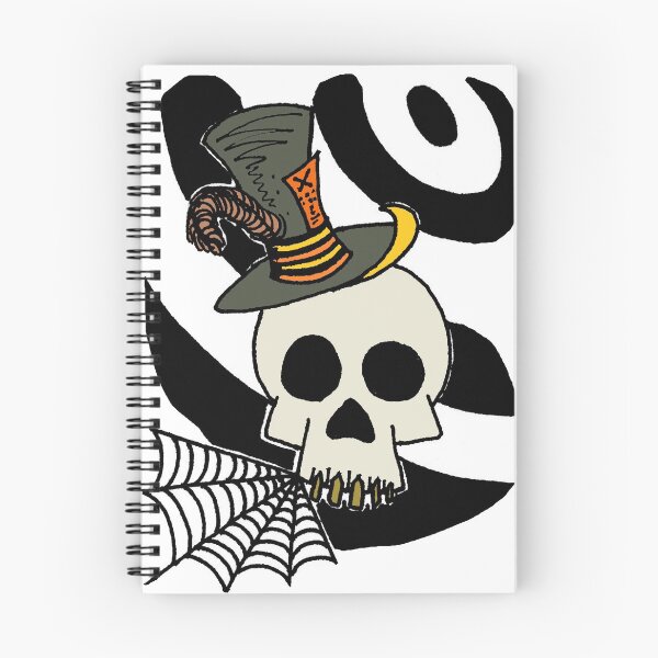 Item preview, Skull in a green top hat designed and sold by Crowsdance.