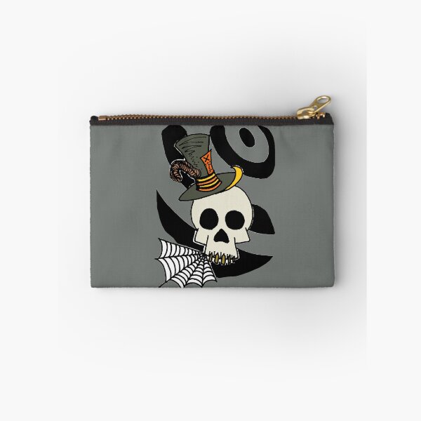 Item preview, Skull in a green top hat designed and sold by Crowsdance.