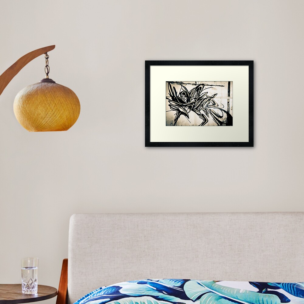 Item preview, Framed Art Print designed and sold by rickyshitpants.
