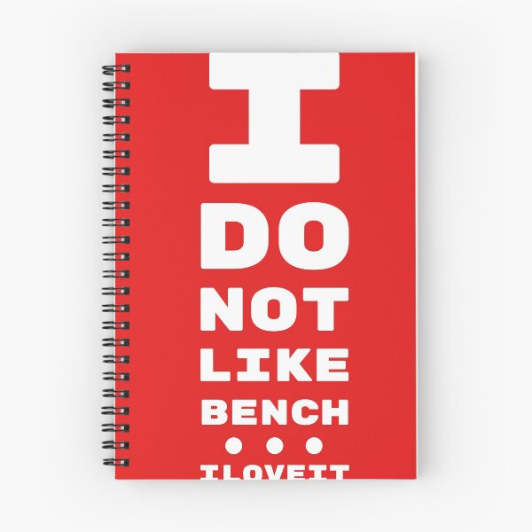 Item preview, I DO NOT LIKE BENCH... I LOVE IT! | EYE TEST CHART designed and sold by ChristophZombie.