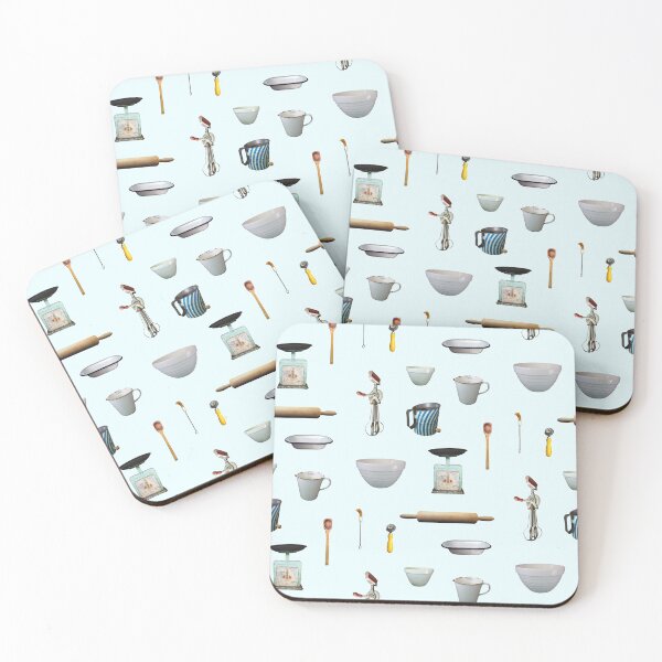 Item preview, Love to Bake! - light blue background designed and sold by MHen.