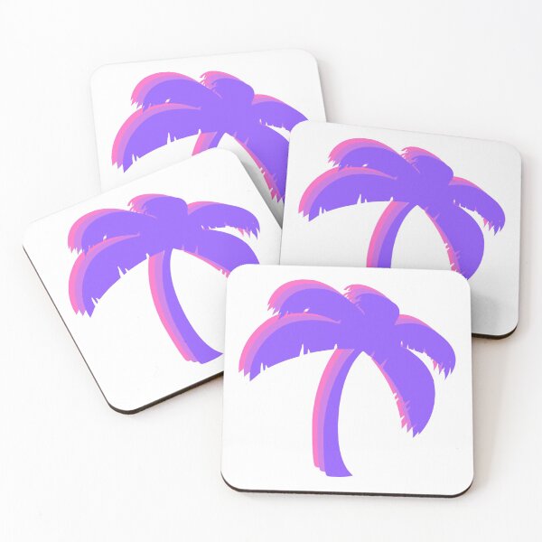 Item preview, pink and purple palm tree designed and sold by nxtleveldesign.