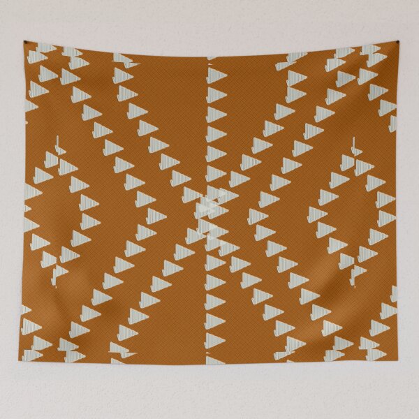 Item preview, Geometric Arrows Pattern Terracotta designed and sold by technotext.