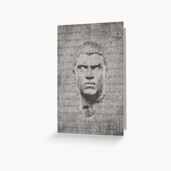 ANCIENT / Head of Caracalla Greeting Card