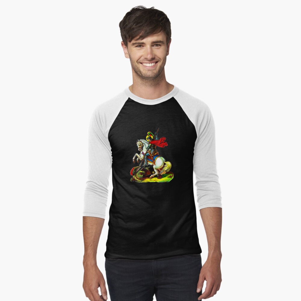 Item preview, Baseball ¾ Sleeve T-Shirt designed and sold by doniainart.