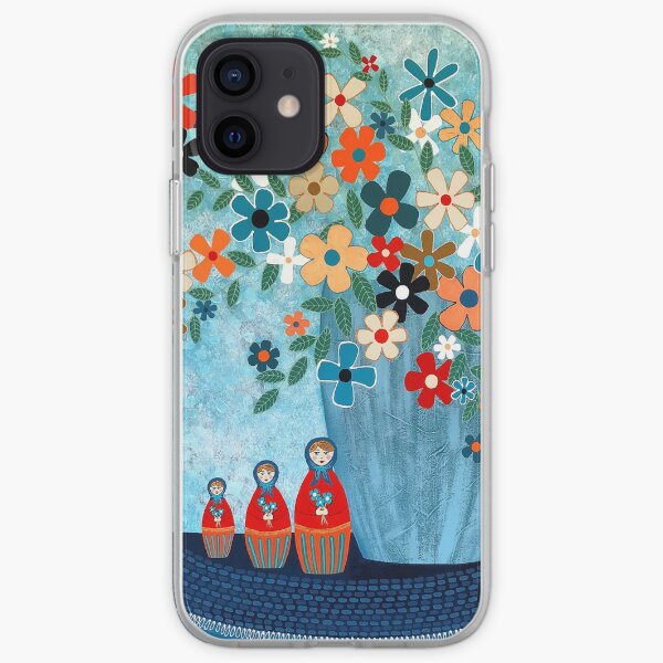 Babushka Love Floral iPhone Soft Case