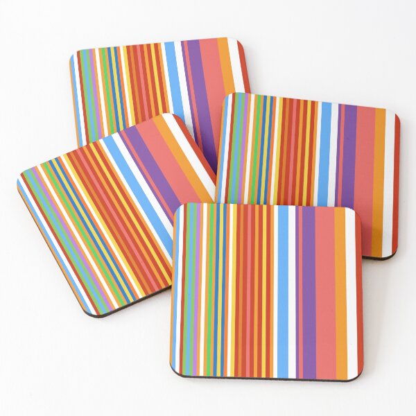 Item preview, Vertical Warm Stripes designed and sold by Nathonium.