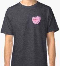 Regenbogenfeminismus-Valentinsgruß-Süßigkeits-Herzen, feministischer AF Classic T-Shirt