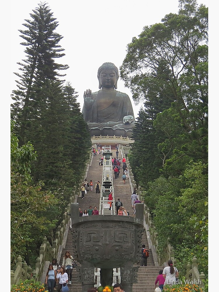 Tian Tan Buddha, Hong Kong, Big Buddha Statue Art Board Print for Sale by  newburyboutique, buddha statue