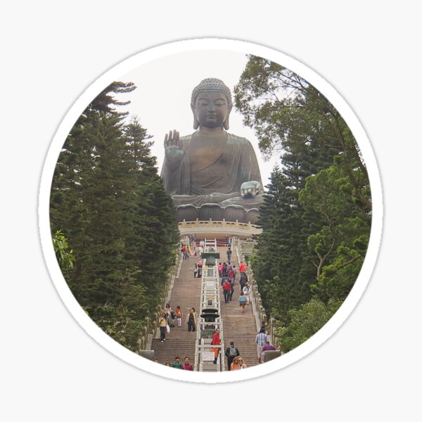 Tian Tan Bouddha Porte-clés Hong Kong Lantau Island Voyage Cool Porte-clé Cadeau #12189