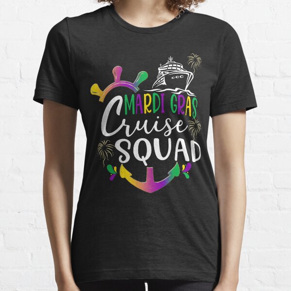 Mardi Gras Cruise Squad Essential T-Shirt