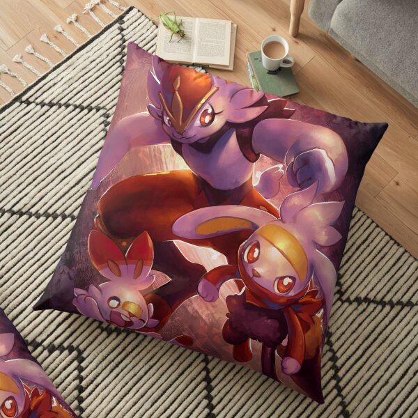 Scorbunny line Floor Pillow