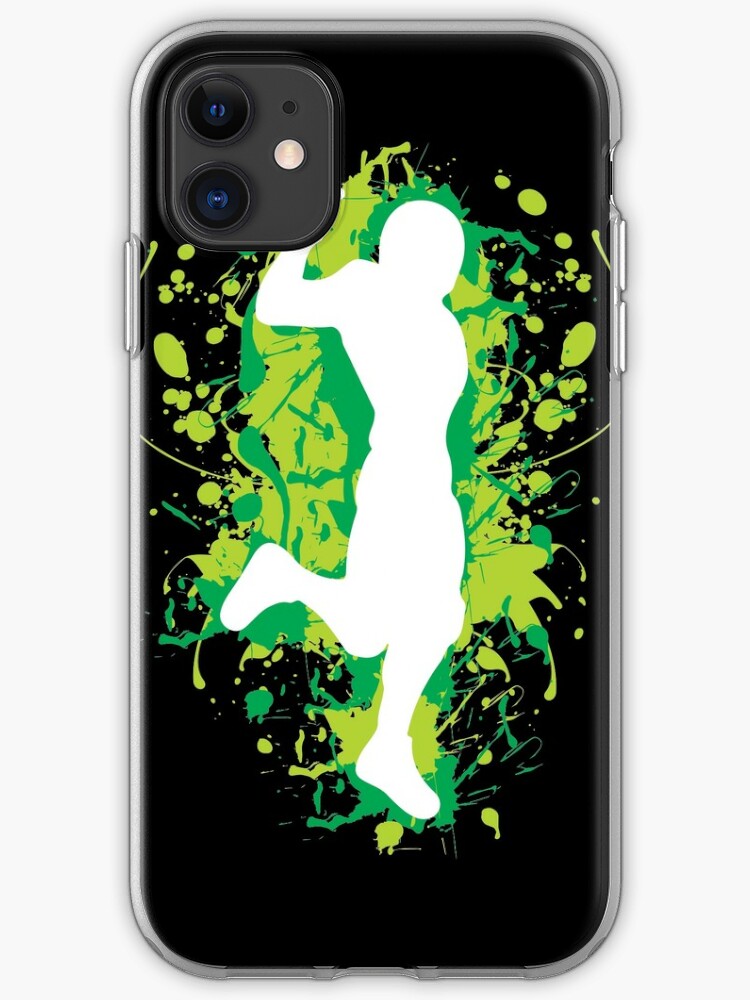 Gaming Hype Dance Emote Green Iphone Case Cover By Rainbowdreamer Redbubble - how to get the hype emote in roblox