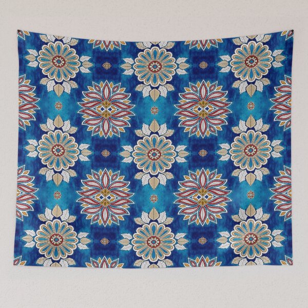 Item preview, Moroccan Floral - sapphire designed and sold by jenuinedesigns.