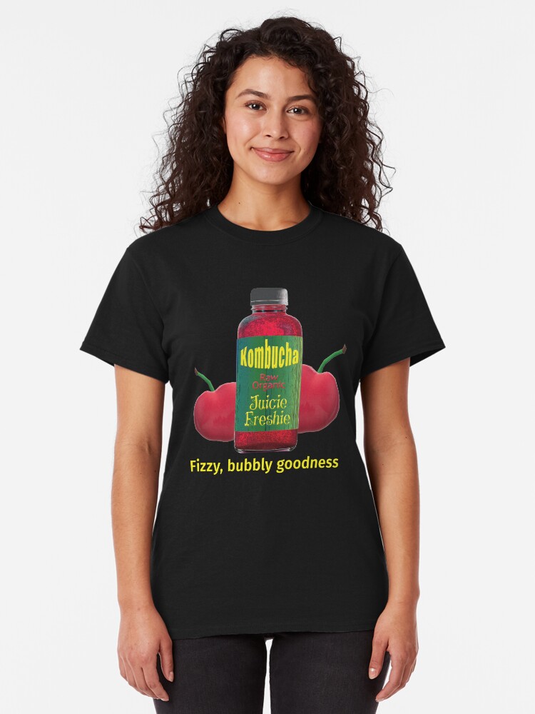 Alternate view of Kombucha. Fizzy Bubbly Goodness. Classic T-Shirt