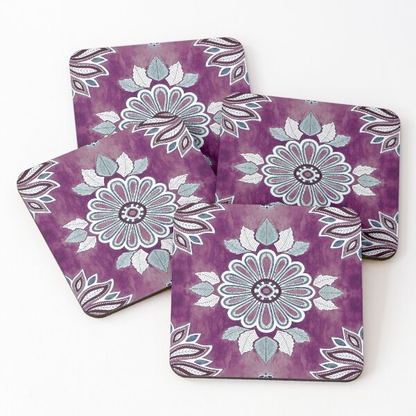 Item preview, Moroccan Floral - amethyst designed and sold by jenuinedesigns.