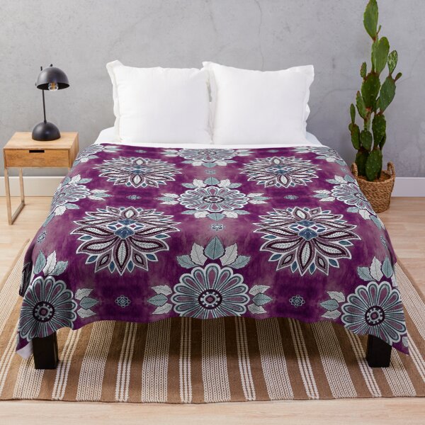Item preview, Moroccan Floral - amethyst designed and sold by jenuinedesigns.