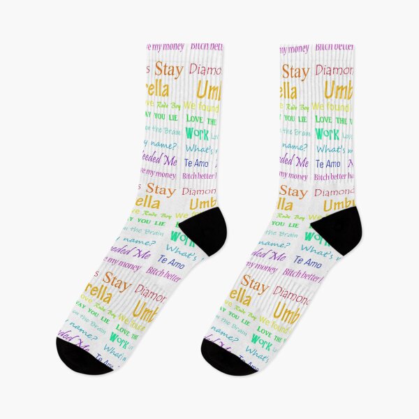 Item preview, Rihanna Song Titles designed and sold by Emilie Boulter.