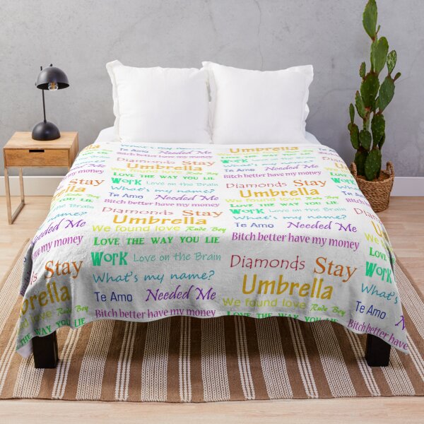 Item preview, Rihanna Song Titles designed and sold by Emilie Boulter.