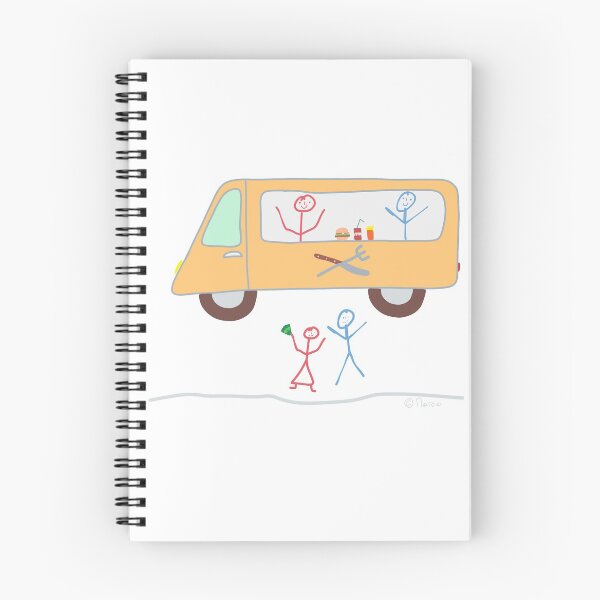 Item preview, Food Truck Stick Figure Food Truck Food Drink designed and sold by KlareLinie.